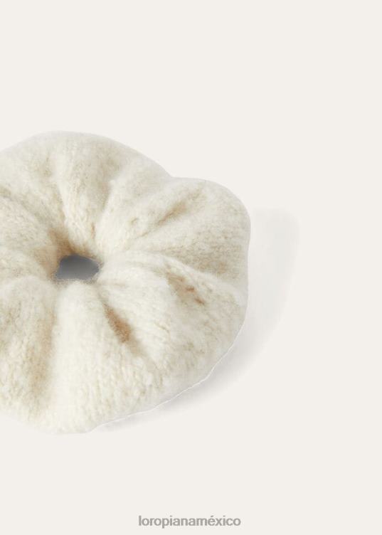 Loro Piana mujer coletero capullo nieve blanca (1232) 2FPNR647