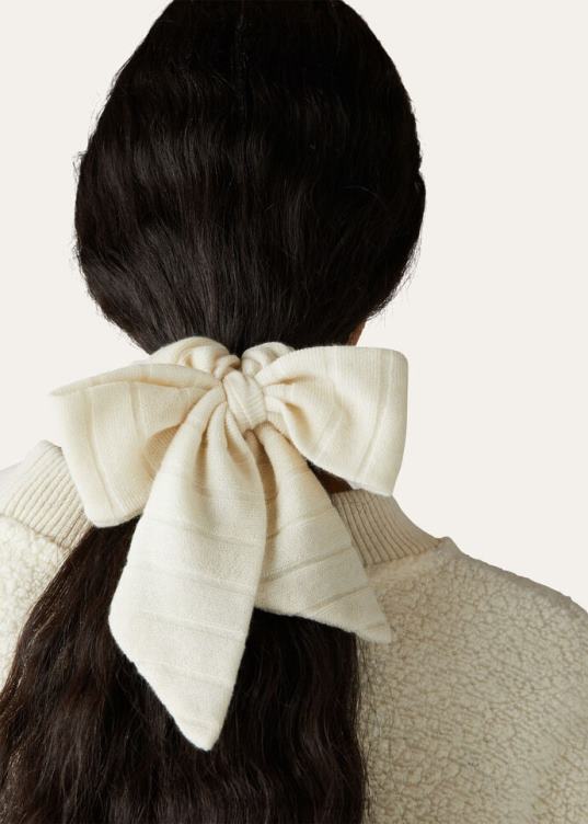 Loro Piana mujer coletero capullo nieve blanca (1232) 2FPNR649