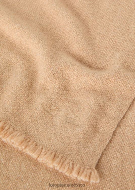 Loro Piana mujer bufanda de nube suave tonelada de crema (a124) 2FPNR534