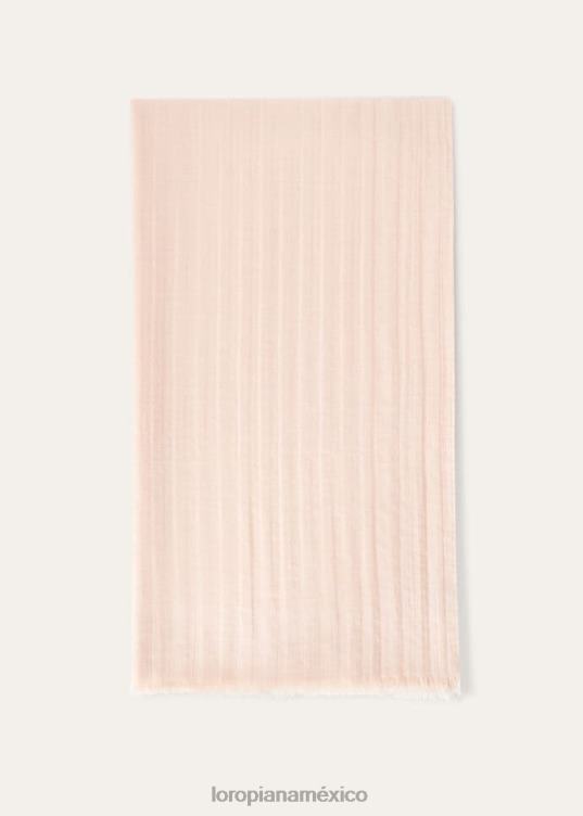 Loro Piana mujer estola con maxi escudo blanco (1000) 2FPNR561