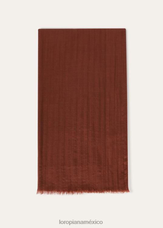 Loro Piana mujer estola con maxi escudo blanco (1000) 2FPNR574