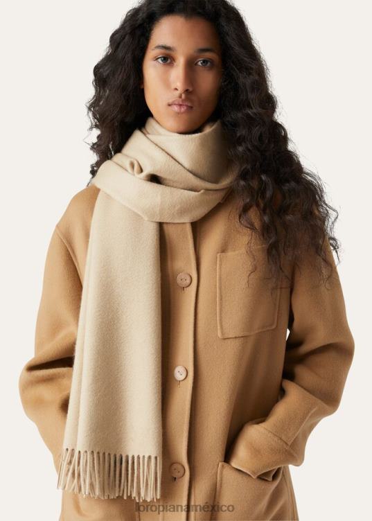 Loro Piana mujer estola de ópera blanco (1000) 2FPNR577