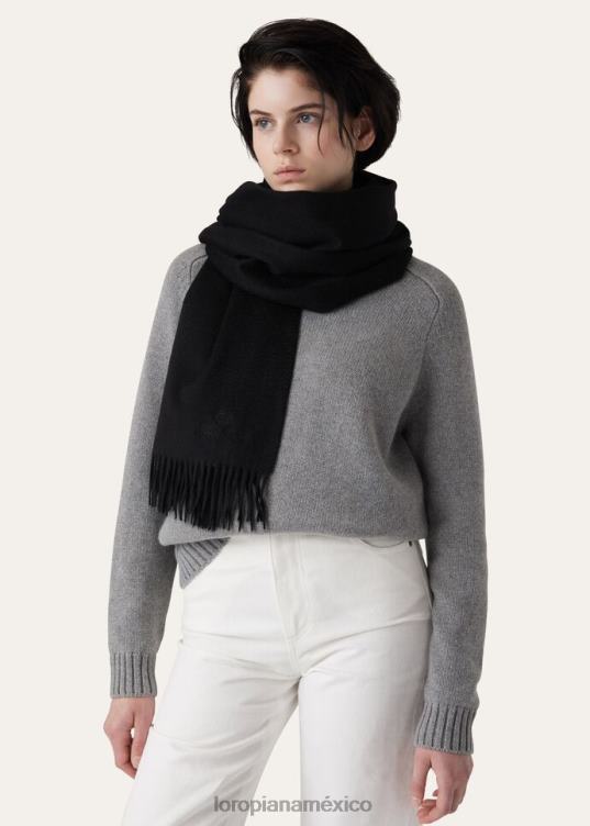 Loro Piana mujer estola de ópera blanco (1000) 2FPNR579