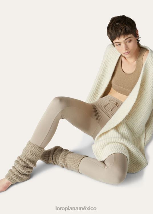 Loro Piana mujer calcetines envolventes nieve blanca (1232) 2FPNR627