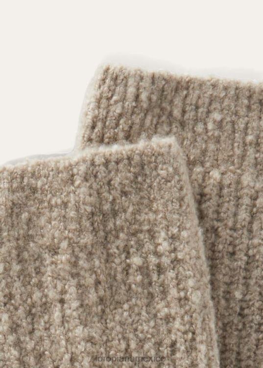 Loro Piana mujer calcetines envolventes nieve blanca (1232) 2FPNR627