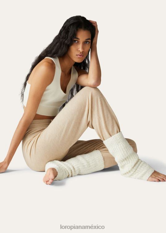 Loro Piana mujer calcetines envolventes nieve blanca (1232) 2FPNR628