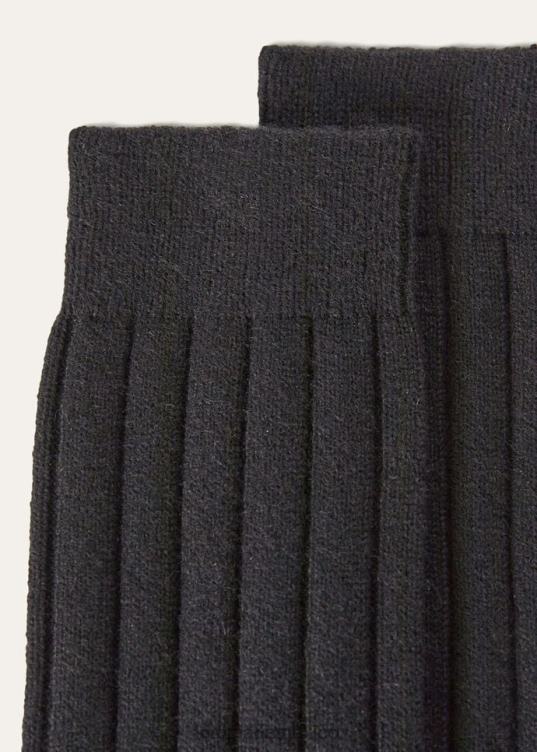 Loro Piana mujer calcetines negro (8000) 2FPNR633