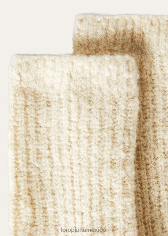 Loro Piana mujer zapatillas capullo nieve blanca (1232) 2FPNR648