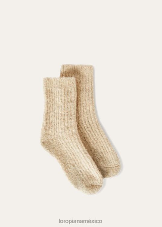 Loro Piana mujer zapatillas capullo nieve blanca (1232) 2FPNR651