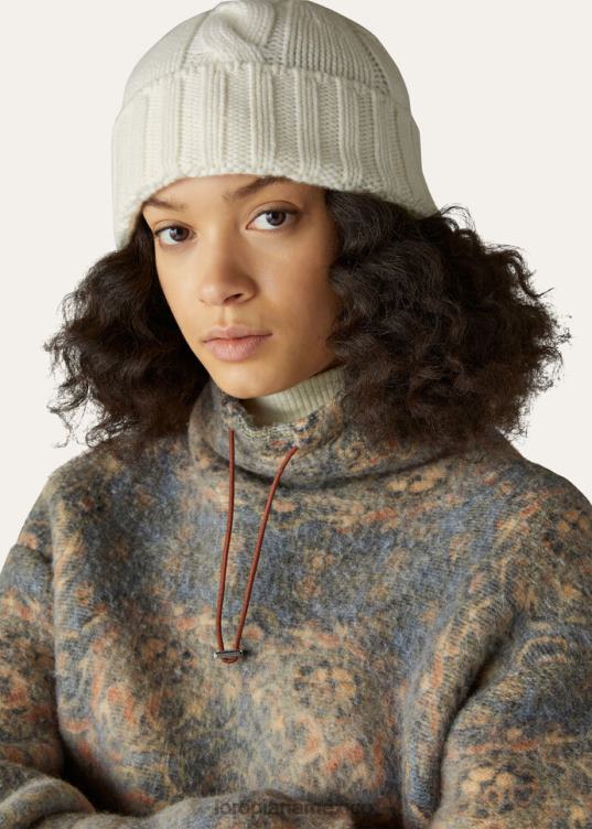 Loro Piana mujer Gorro Courcheval blanco (1000) 2FPNR595