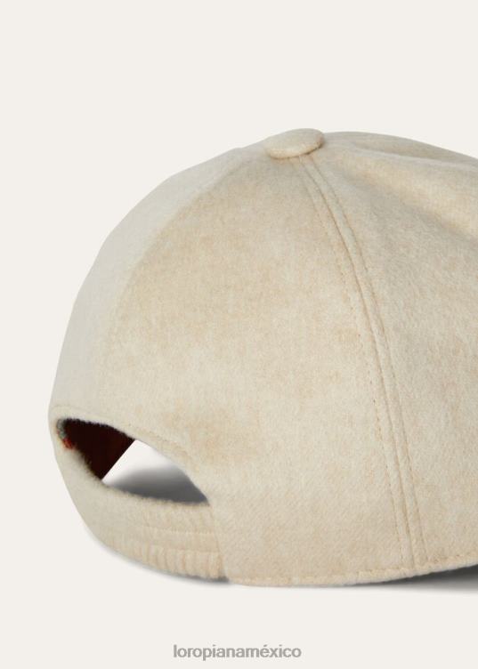 Loro Piana mujer gorra de beisbol blanco (1000) 2FPNR599