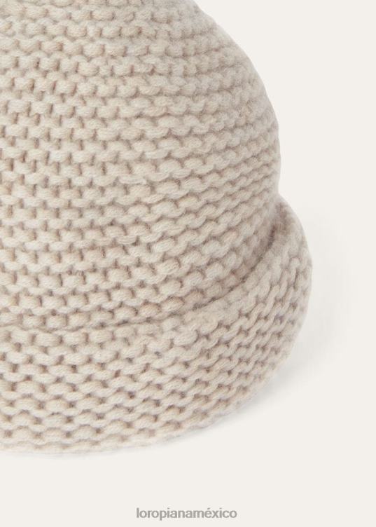 Loro Piana mujer gorro ashi salsa de sésamo mel (d0iy) 2FPNR589