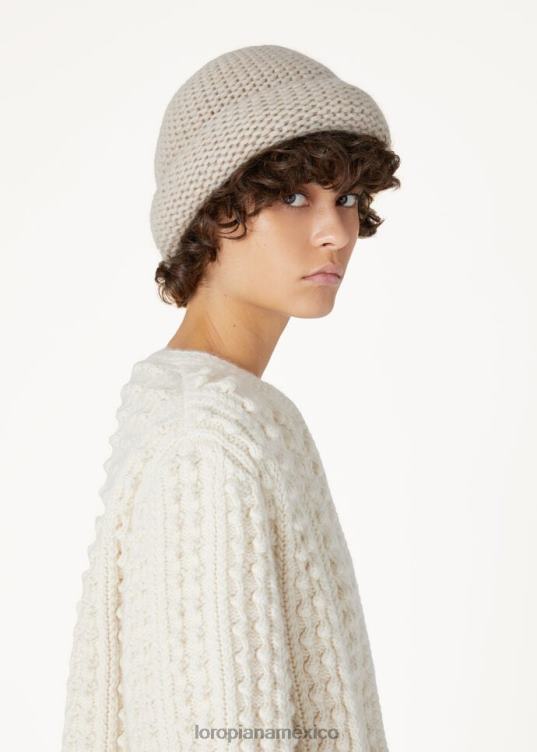 Loro Piana mujer gorro ashi salsa de sésamo mel (d0iy) 2FPNR589