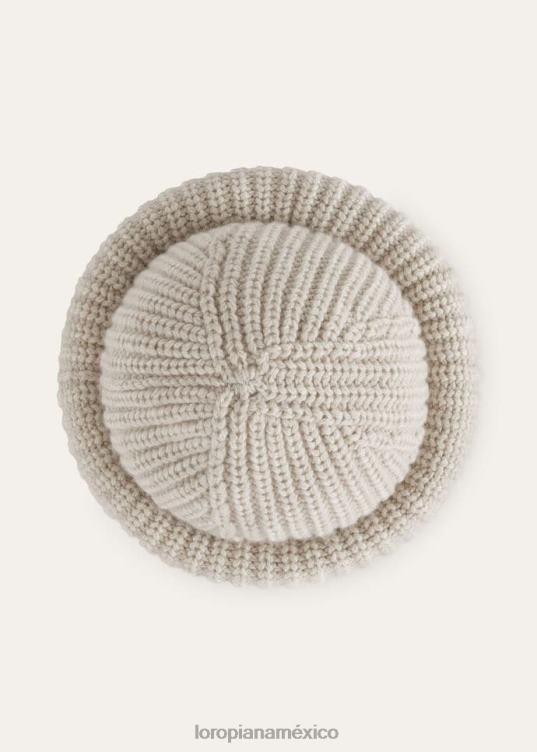 Loro Piana mujer gorro darwin naturales (j853) 2FPNR605