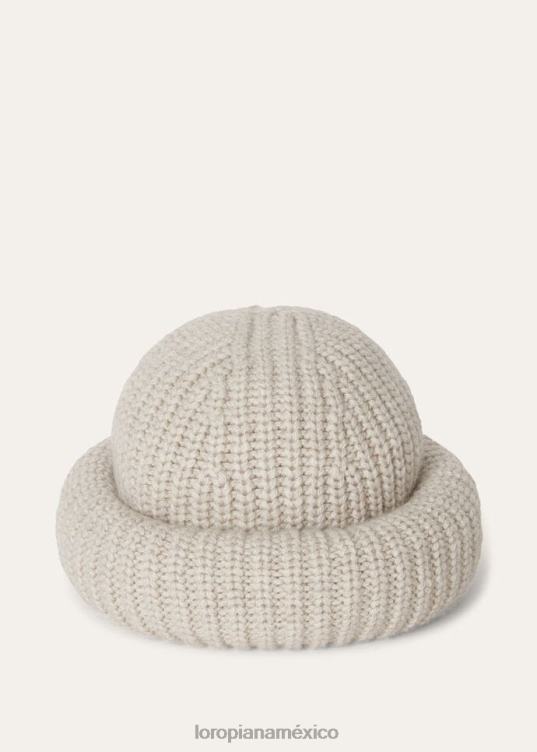 Loro Piana mujer gorro darwin naturales (j853) 2FPNR605