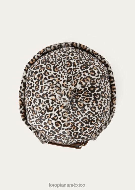 Loro Piana mujer gorro más animal jaguar impreso (f5x0) 2FPNR585