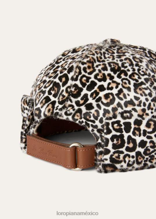Loro Piana mujer gorro más animal jaguar impreso (f5x0) 2FPNR585