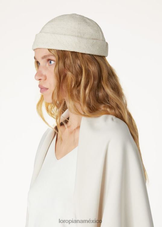 Loro Piana mujer gorro natte papel shoji (a0es) 2FPNR584
