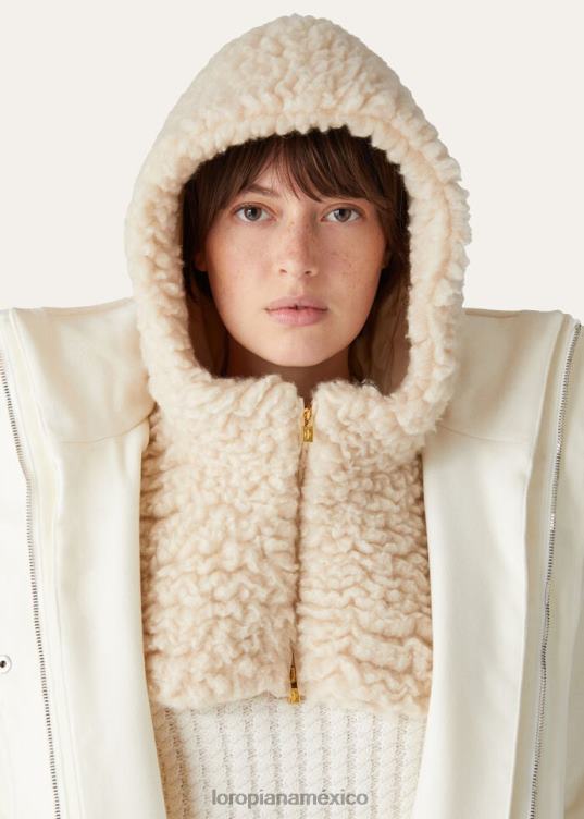 Loro Piana mujer pechera marfil suave (a0cb) 2FPNR602