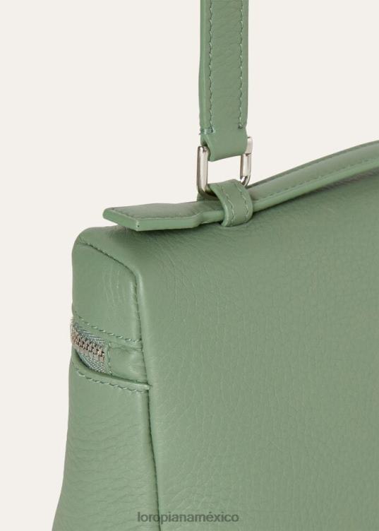 Loro Piana mujer bolsa de bolsillo adicional l19 hojas de pincel de salvia (50ub) 2FPNR479