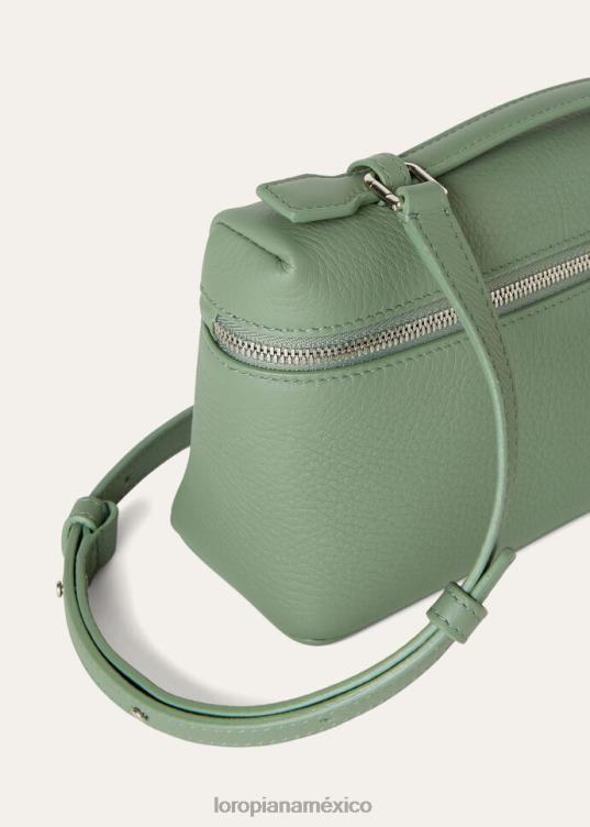 Loro Piana mujer bolsa de bolsillo adicional l19 hojas de pincel de salvia (50ub) 2FPNR479