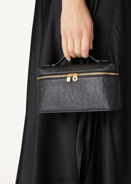 Loro Piana mujer bolsa de bolsillo adicional l19 verde liquen oscuro (50om) 2FPNR481