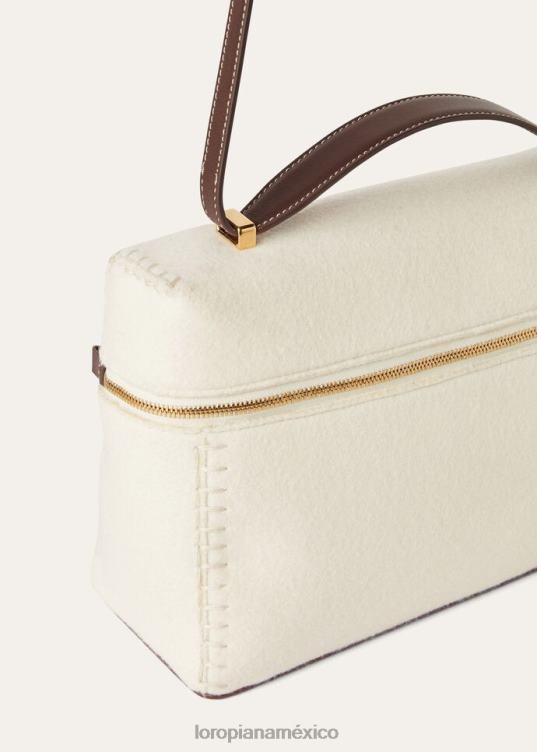 Loro Piana mujer bolsa extra regaliz de chocolate blanco/negro (b3qz) 2FPNR441