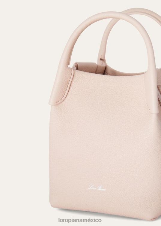 Loro Piana mujer bolsa para micro pacas susurro blanco (1615) 2FPNR461