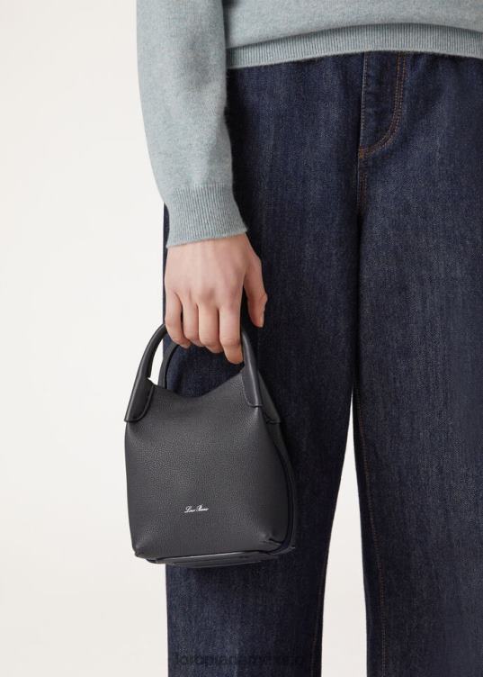 Loro Piana mujer bolsa para micro pacas susurro blanco (1615) 2FPNR463