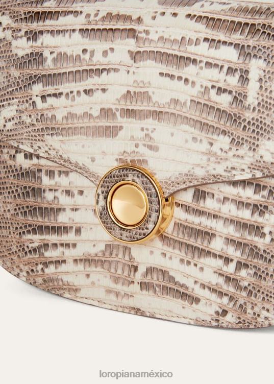 Loro Piana mujer bolso mini ghiera dálmata (a0en) 2FPNR444