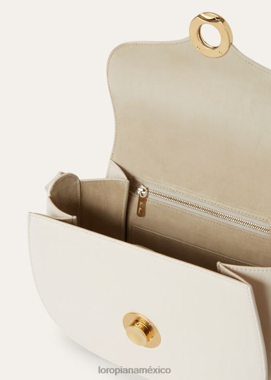 Loro Piana mujer bolso pequeño de ghiera negro (8000) 2FPNR451