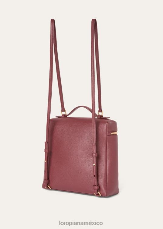 Loro Piana mujer mochila con bolsillo adicional mármol candoglia (305h) 2FPNR486