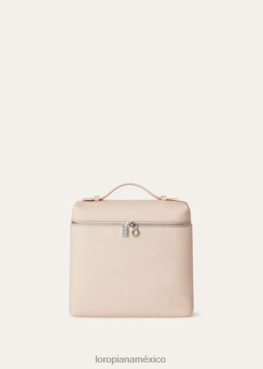 Loro Piana mujer mochila con bolsillo adicional mármol candoglia (305h) 2FPNR488