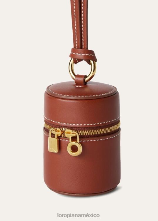 Loro Piana mujer mini estuche extra regaliz de chocolate amargo (h0kl) 2FPNR509