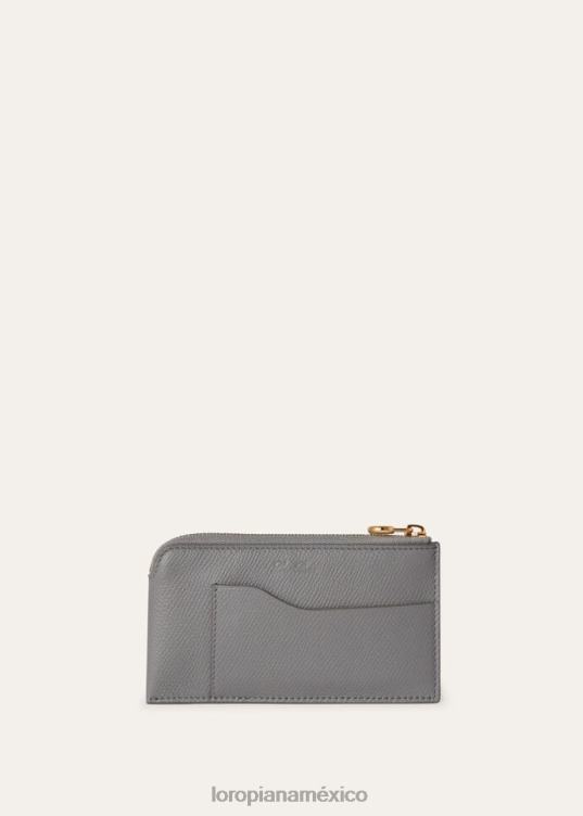 Loro Piana mujer billetera onde cordero claro/chicle (b3q9) 2FPNR499