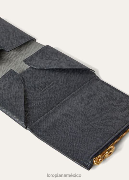 Loro Piana mujer tarjetero ghiera cordero claro/chicle (b3q9) 2FPNR497