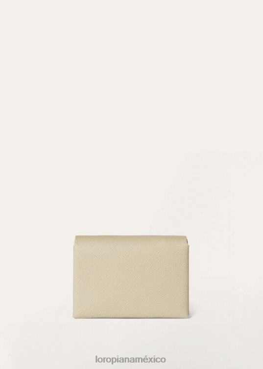Loro Piana mujer tarjetero ghiera cordero claro/chicle (b3q9) 2FPNR498