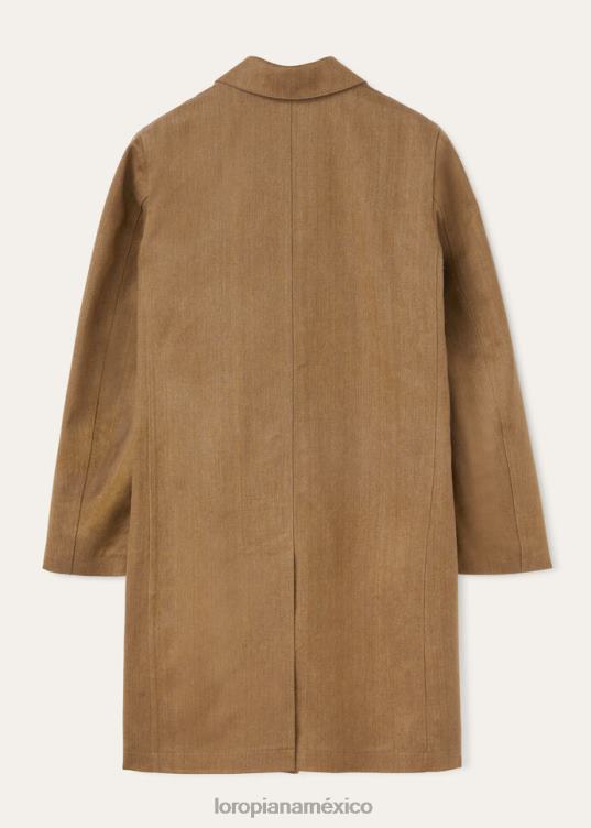 Loro Piana mujer abrigo de aliso corteza beige (h0pe) 2FPNR178