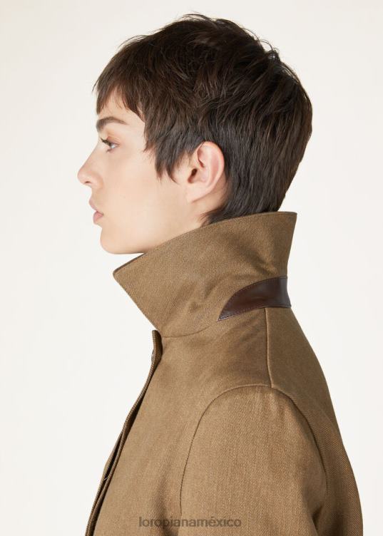 Loro Piana mujer abrigo de aliso corteza beige (h0pe) 2FPNR178