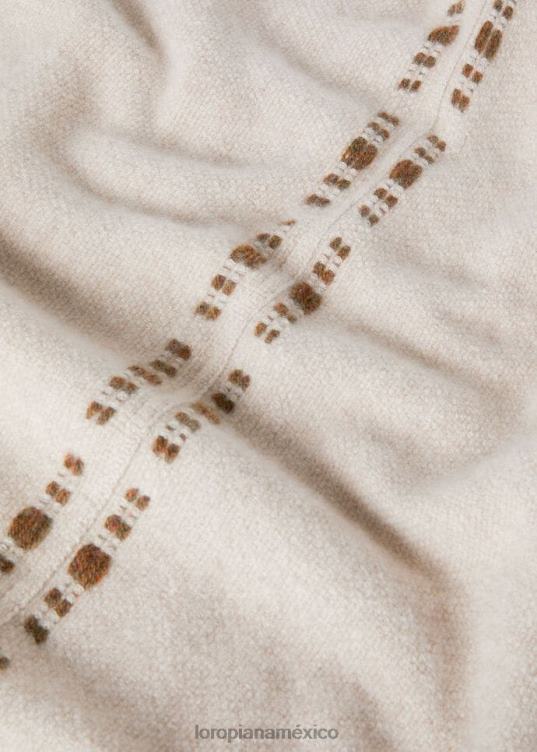 Loro Piana mujer poncho de nube suave tonelada de crema (a124) 2FPNR186