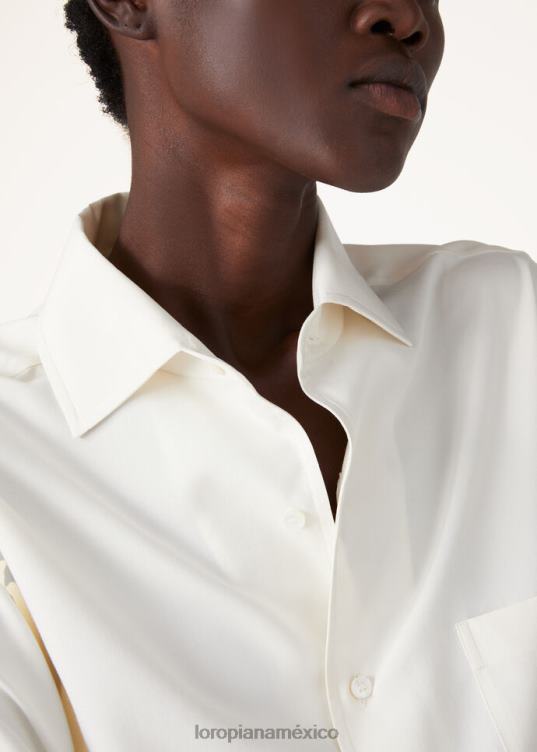 Loro Piana mujer camisa andré turrón (1230) 2FPNR205