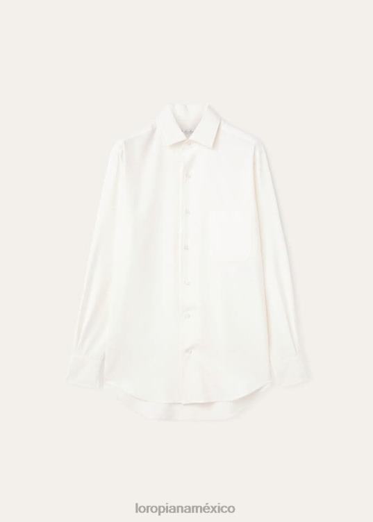 Loro Piana mujer camisa andré turrón (1230) 2FPNR205