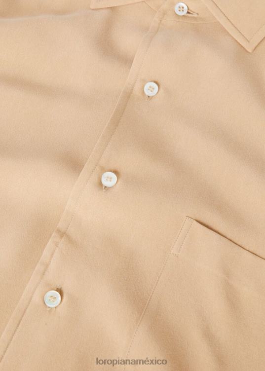 Loro Piana mujer camisa andré turrón (1230) 2FPNR211