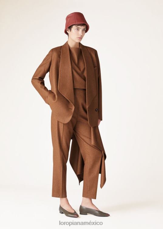 Loro Piana mujer camisa de mara reishi mel (e09u) 2FPNR210