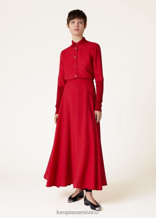 Loro Piana mujer camisa leela verde sencha (50w5) 2FPNR209