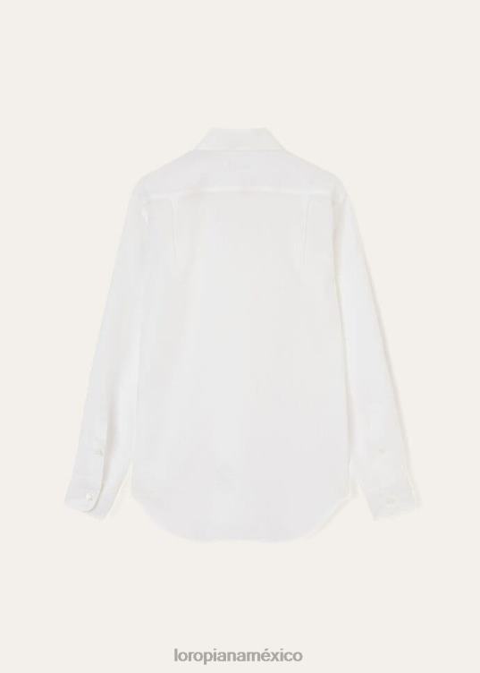 Loro Piana mujer camisa neo andré blanco óptico (1005) 2FPNR217