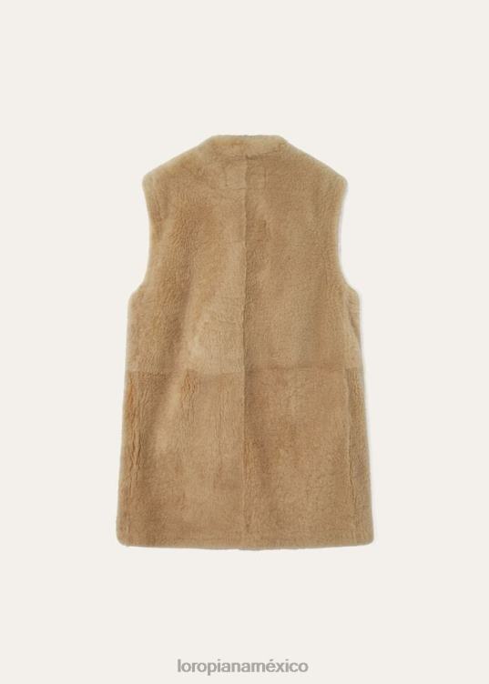 Loro Piana mujer chaleco fardos de heno (d0d7) 2FPNR142