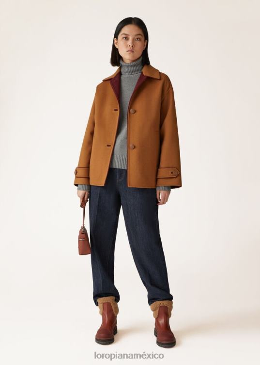 Loro Piana mujer chaqueta alastor vicuña/vino caliente (b2jb) 2FPNR168