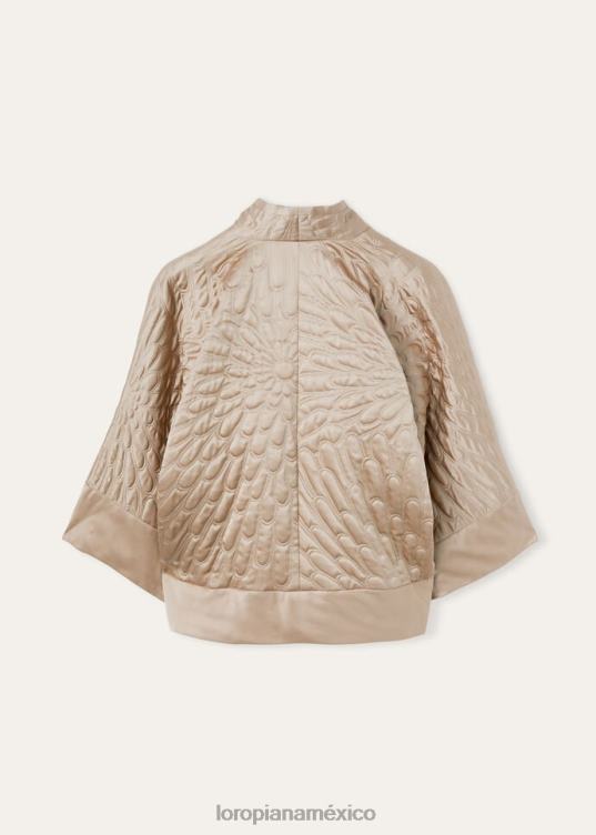 Loro Piana mujer chaqueta alia champán ligero (d0kn) 2FPNR135