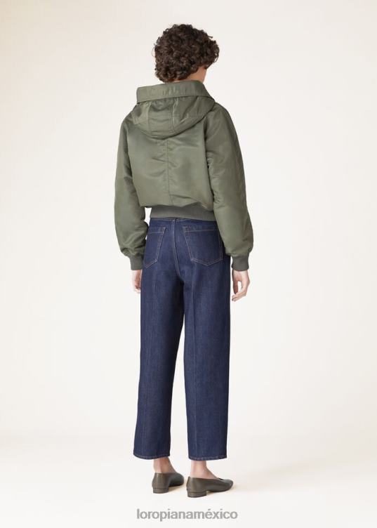 Loro Piana mujer chaqueta amantin verde sencha claro (50y7) 2FPNR138